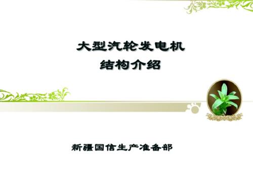 大型汽輪發電機結構介計劃.pdf